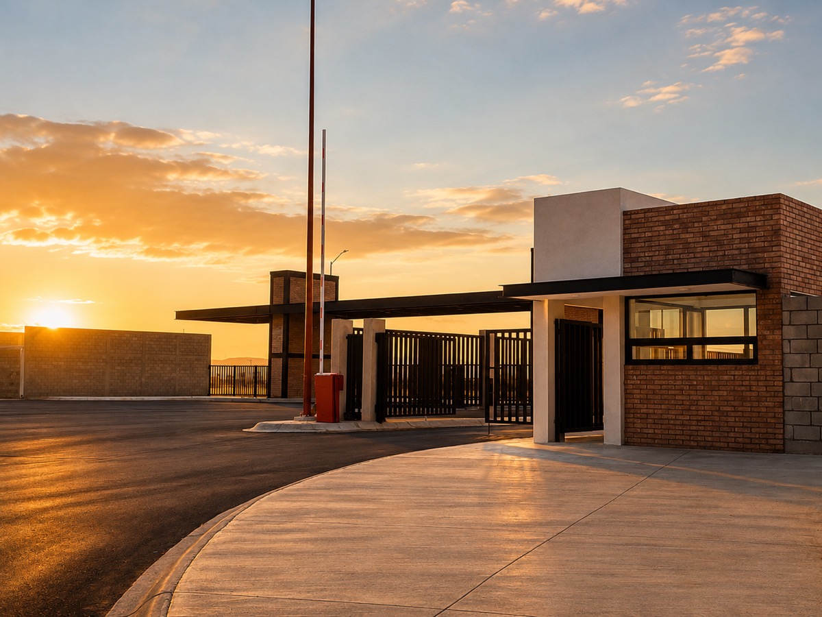 Acceso Fraccionamiento Sur